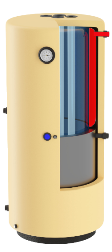 Bojler ERMET 200L SOLAR pionowy bez skaju DWUPŁASZCZOWY ŻYWICOWANY nie wymaga anody bezobsługowy wymiennik podgrzewacz JAK 2W! ▶WYSYŁKA POBRANIOWA GRATIS!◀